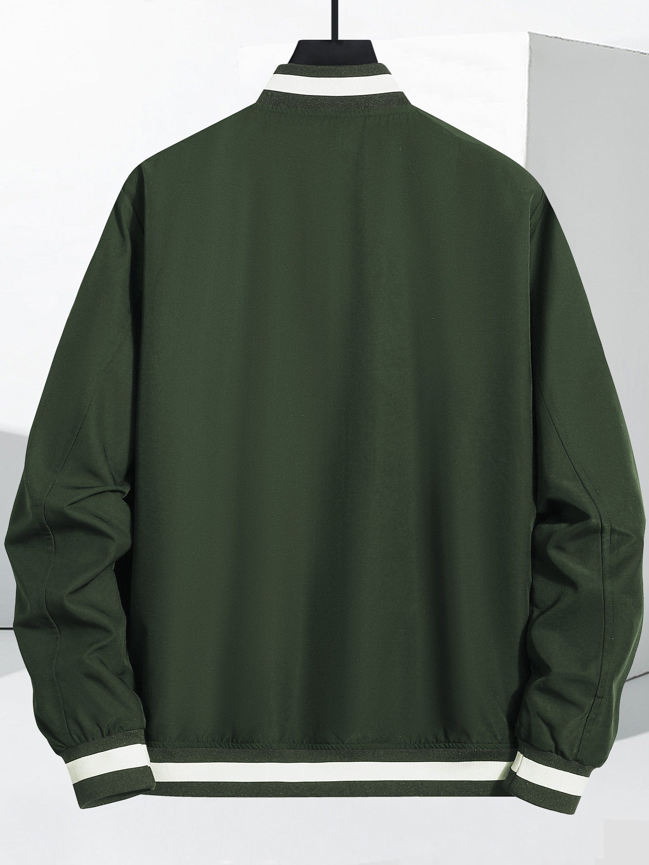 Casual Baseball Collar Jacket for Autumn Winter
