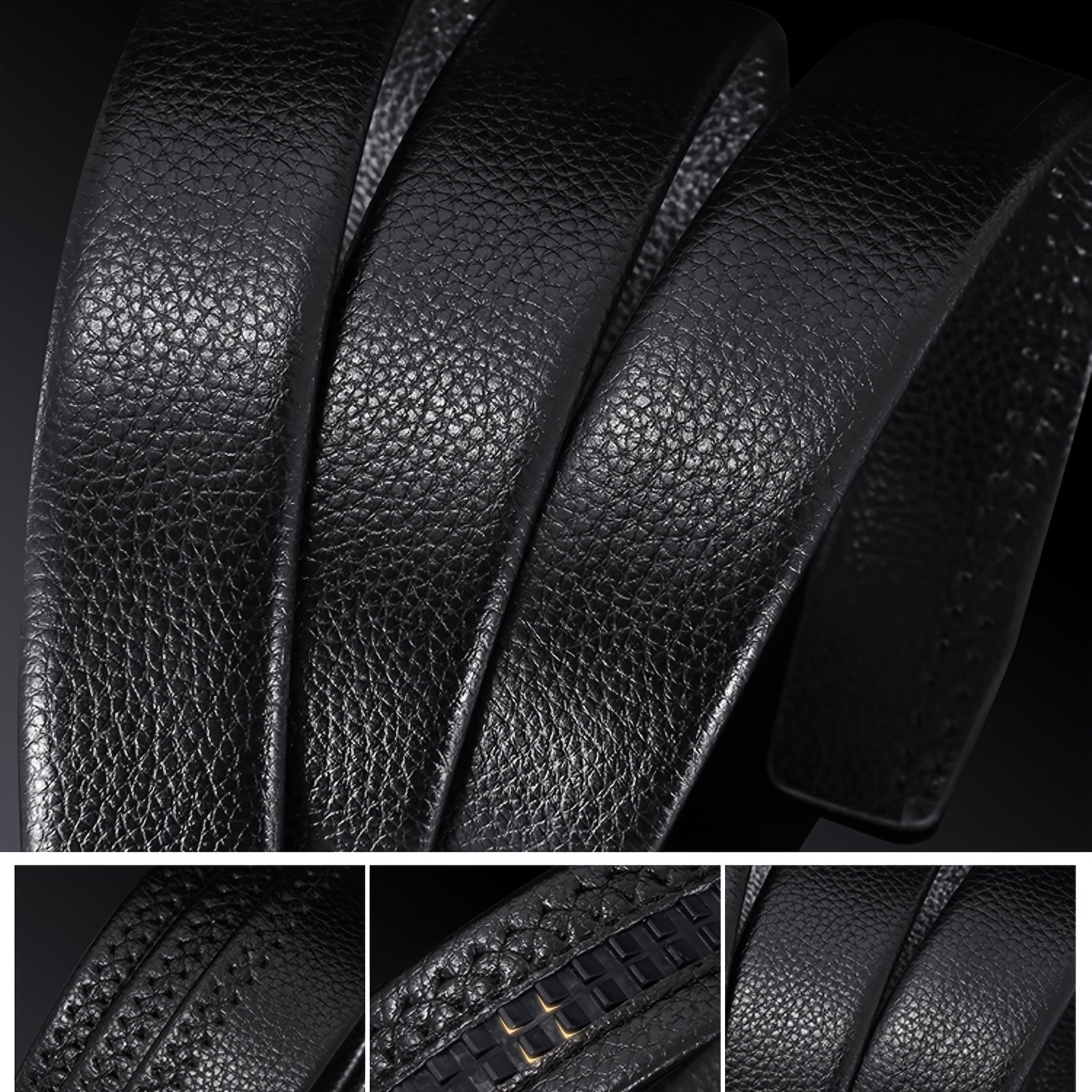 Men's Belt Dragon Clocks Sports Car Automatic Buckle Belt