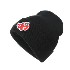 Men's Cloud Embroidered Knitted Beanie Anime Hat