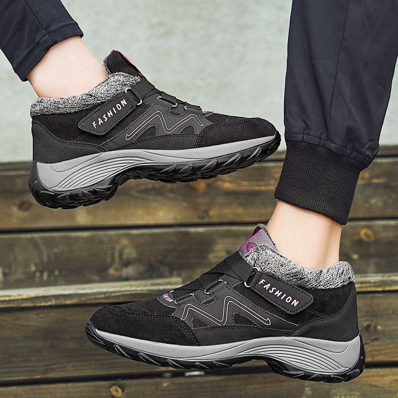 Men's Warm Cotton Outdoor Cold-proof Platform Shoes for Winter
