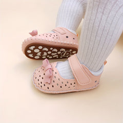 Casual Bowknot Baby Girl Sandals Lightweight Anti Slip Summer Shoes