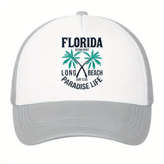 Men's Baseball Cap High Fabric Sunshade Sunscreen Outdoor Sports Breathable Hat