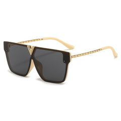 Vintage Metal Temple Sunglasses Women's Eyewear