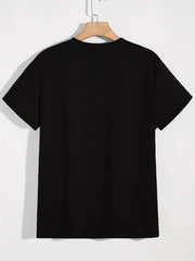 Men's Horror Pattern Print Short Sleeve T-shirt