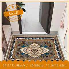 Persian Faux Cashmere Area Rug Vintage Boho Soft Fluffy Mat