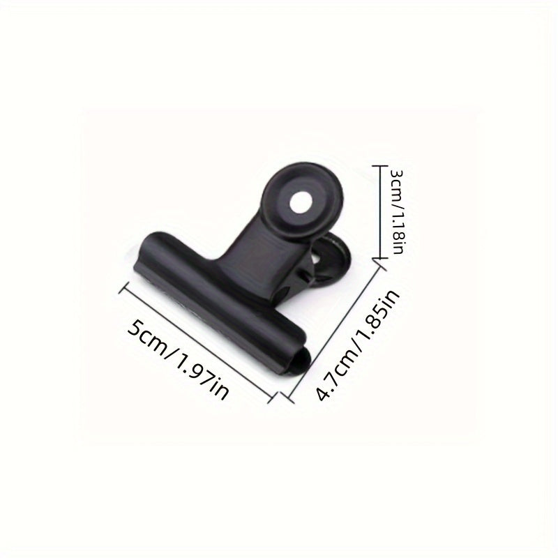 5pcs Metal Clip Stationery Office Supplies Small Book Clip