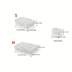 Grid Seasoning Box with Lid for Spice Storage Perfect for Apartments