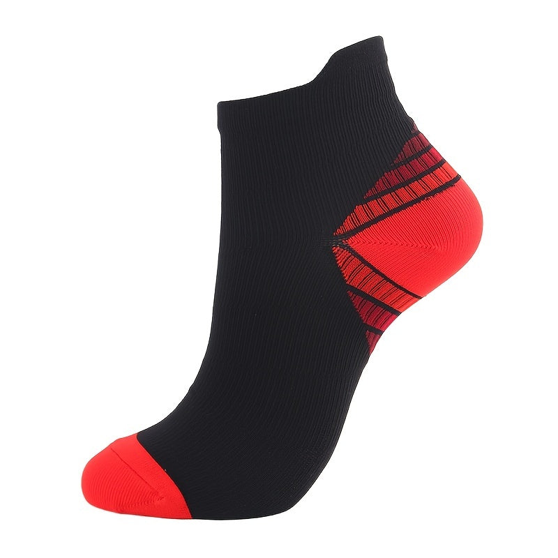 7 Pairs Compression Ankle Socks for Running and Cycling