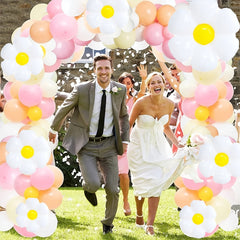 5pcs Daisy Balloon Flower Balloon Daisy Party Decorations