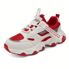Boys Stylish Low Top Sneakers Breathable Lightweight Running Shoes