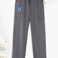 Men's Stretch Cargo Pants with Pockets for Summer/Fall