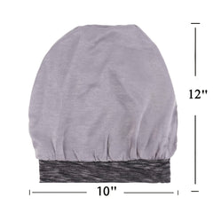 Sleep Slap Night Cap Women Silk Hair Wrap Satin Lined Curly Hair Covers