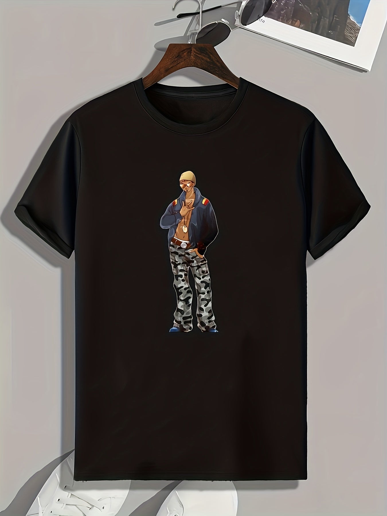 Boy Print Men's Graphic T shirt for Summer