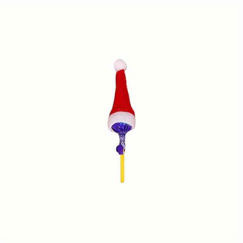 50pcs/100pcs Mini Christmas Hat Red Festive Home Decoration