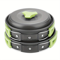Portable Camping Cooking Cutlery Set - Outdoor Cookware for Hiking and Picnic