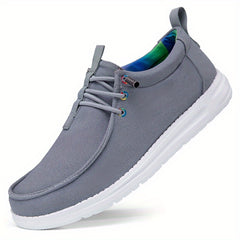 Men's Lightweight Canvas Loafer Shoes Slip On Casual Shoes