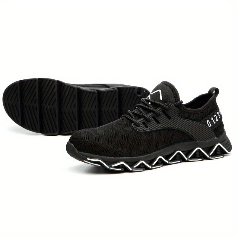 CEATSAFETV Men's Steel Toe Work Shoes Puncture Proof Anti skid