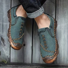 Men's Slip On Lace Loafers No Tie Assorted Colors Casual Walking Shoes