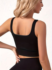 Seamless Wireless Sports Bra Comfy Running Workout Tank Bra