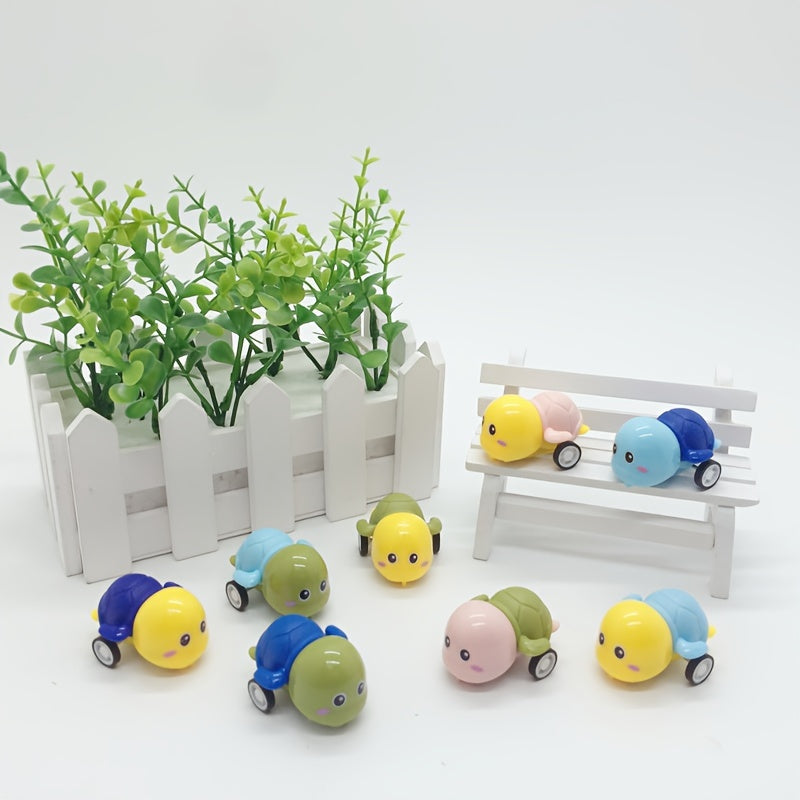 10pcs Mini Turtle Pull Back Car Thanksgiving Halloween Party Supplies