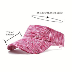 Mixed Sports Visor Hat Lightweight UV Protection Summer Sun Hat Unisex