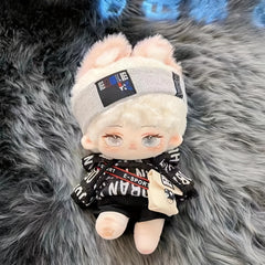 Anime Doll with Glasses & Headband Soft Polyester Material