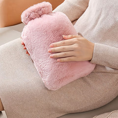1000ml Plush Hot Water Bag PVC Explosion Proof Anti Scalding Hand Warmer