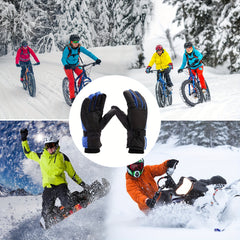 Winter Thickened Warm Gloves Anti Slip Waterproof Cycling Ski Gloves