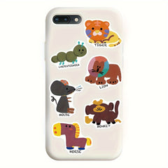 50pcs Cartoon Animal Puzzle Stickers Laptop Phone Water Cup Guitar Skat