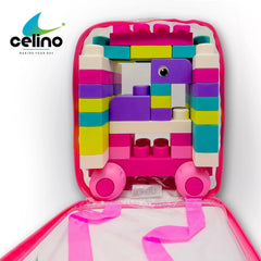 50 Pcs Soft Silicone Building Blocks Toy for Kids DIY Bricks