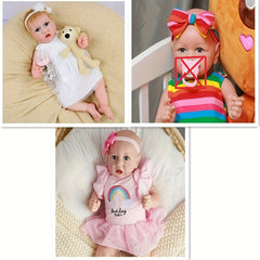 55 88 Cm Reborn Doll Gel Body Doll Birthday Christmas