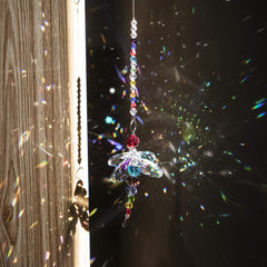 Dragonfly Chandelier Crystal Ball Prisms Rainbow Maker Beads Suncatcher
