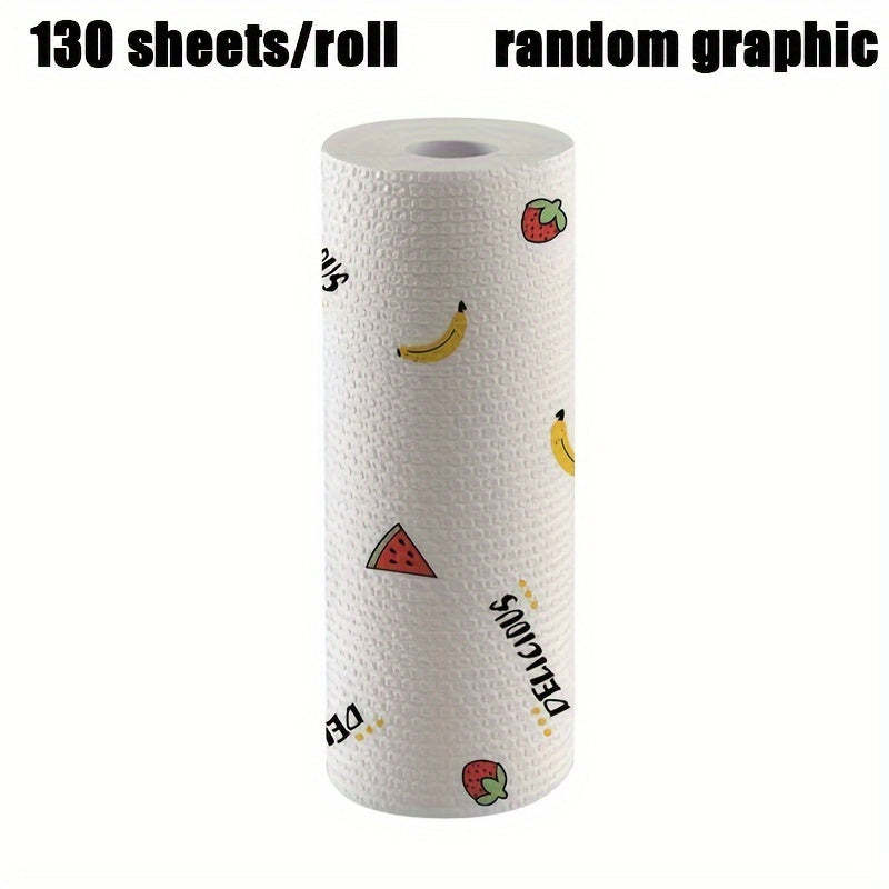 Reusable Cleaning Paper Roll for Home and Outdoor Picnic