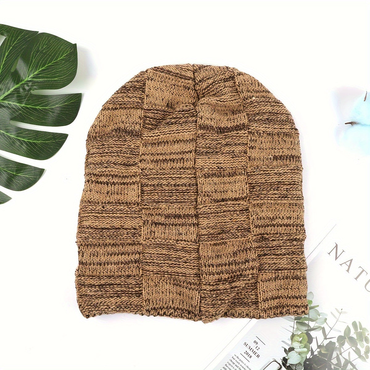 Winter Knitted Hat Beanies Slouchy Beanie Windproof Ear Protection Warm Hat