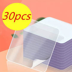 30pcs Nano Double-sided Stickers Square 5.5 Tape Transparent Industrial Tape