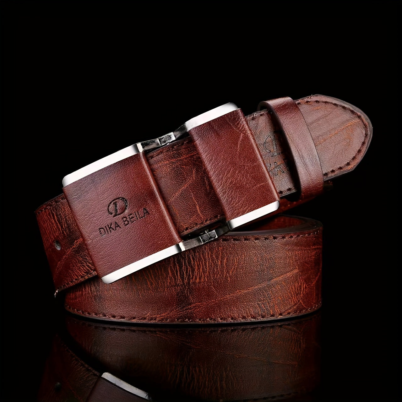 1pc Boy's Baseball Belt Smooth Buckle Leisure Belt Jeans Belt