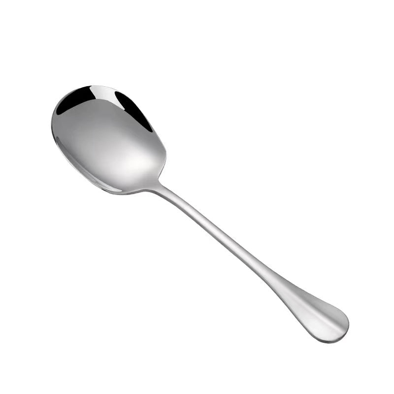 Stainless Steel Serving Spoon Large Soup Porridge Rice Scoop 20 25