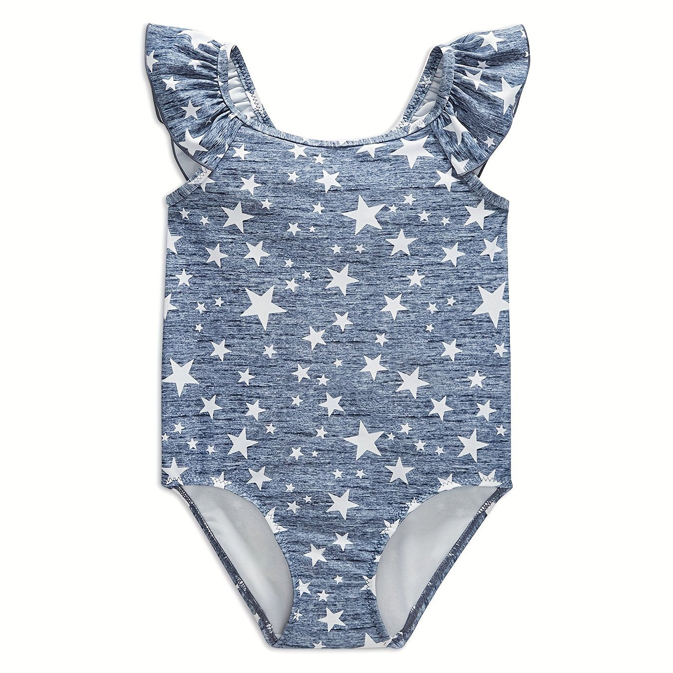 One Piece Landubi Little Star Print Girls Swimsuit