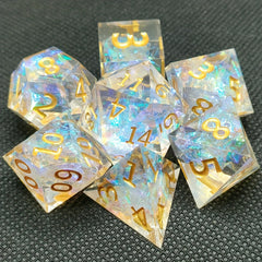 7pcs Resin Dice Set for Board Game