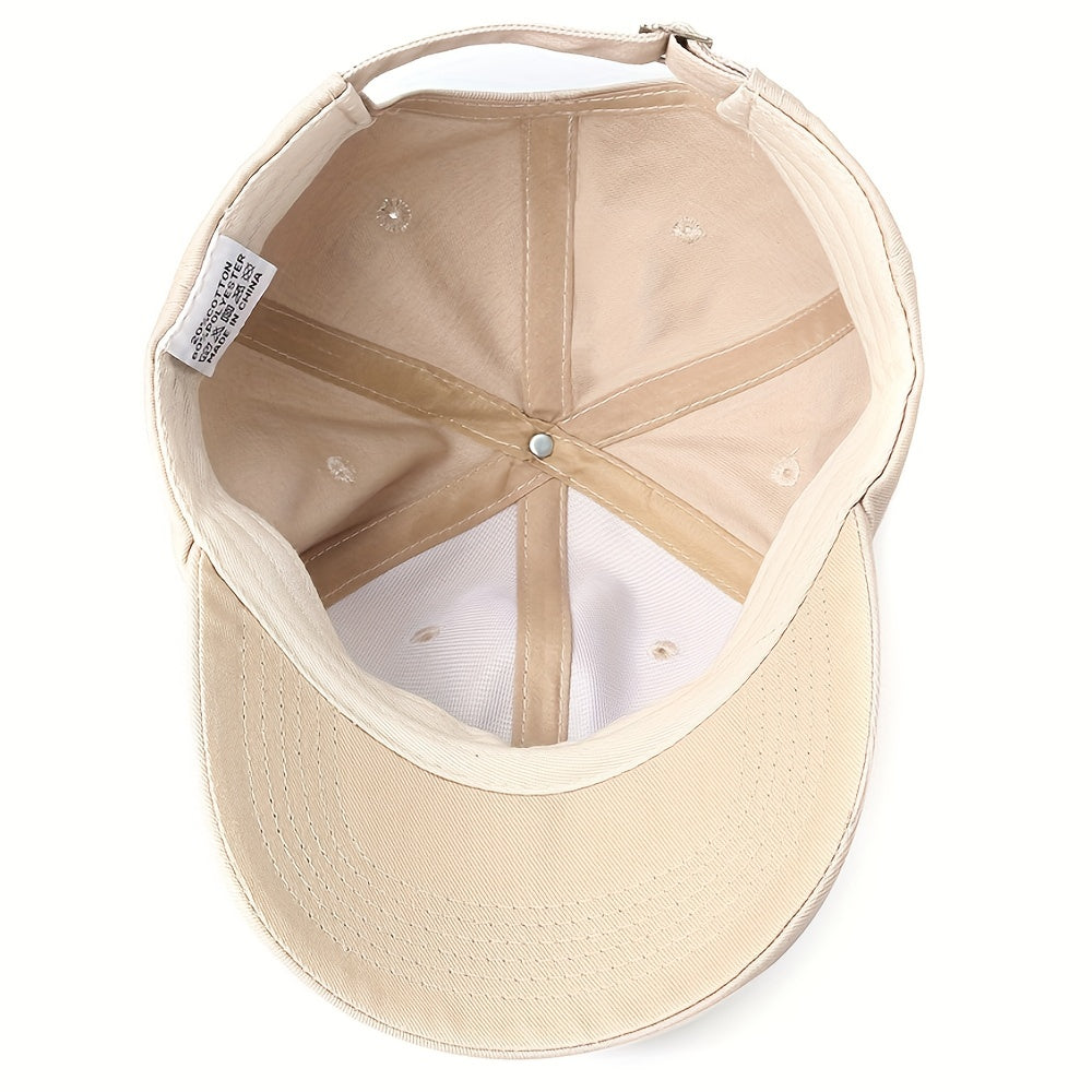 Letter Embroidered Baseball Cap Couple Hat Unisex Christmas Gift