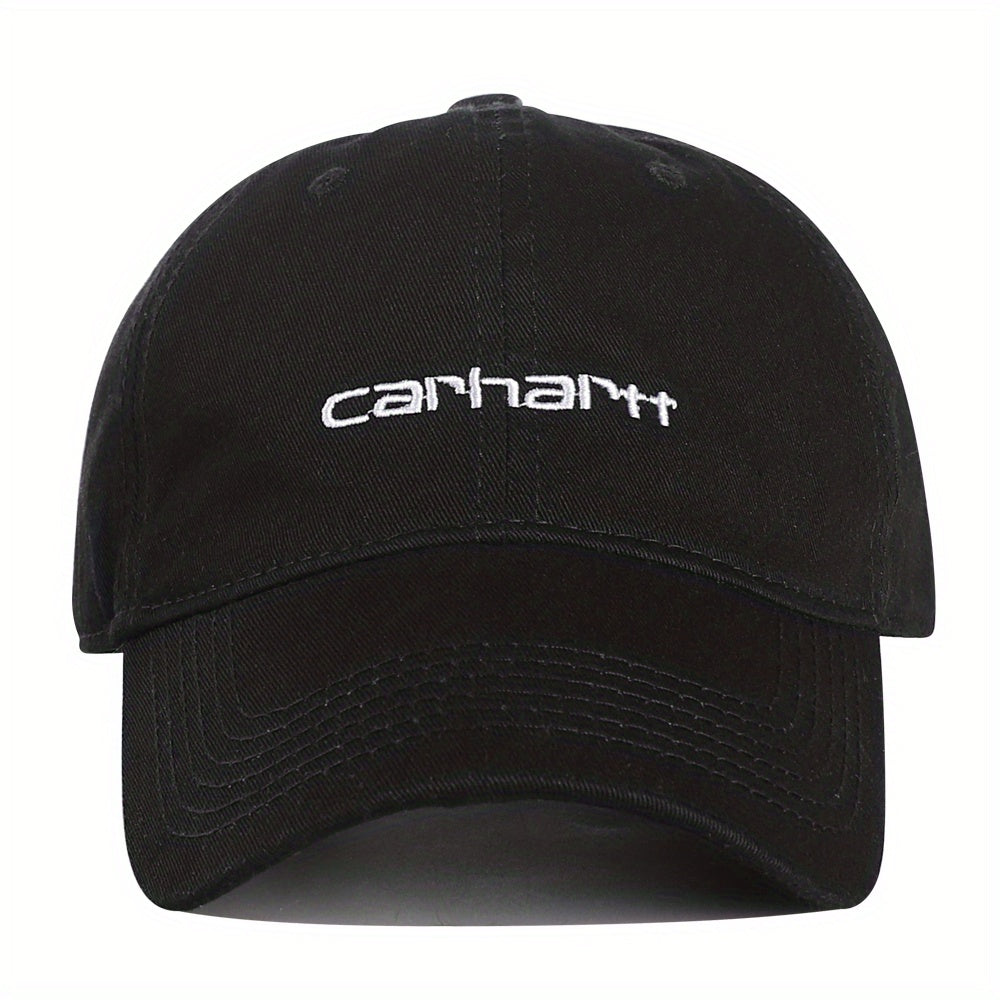 Classic Letter Embroidery Baseball Cap Solid Golf Dad Hats