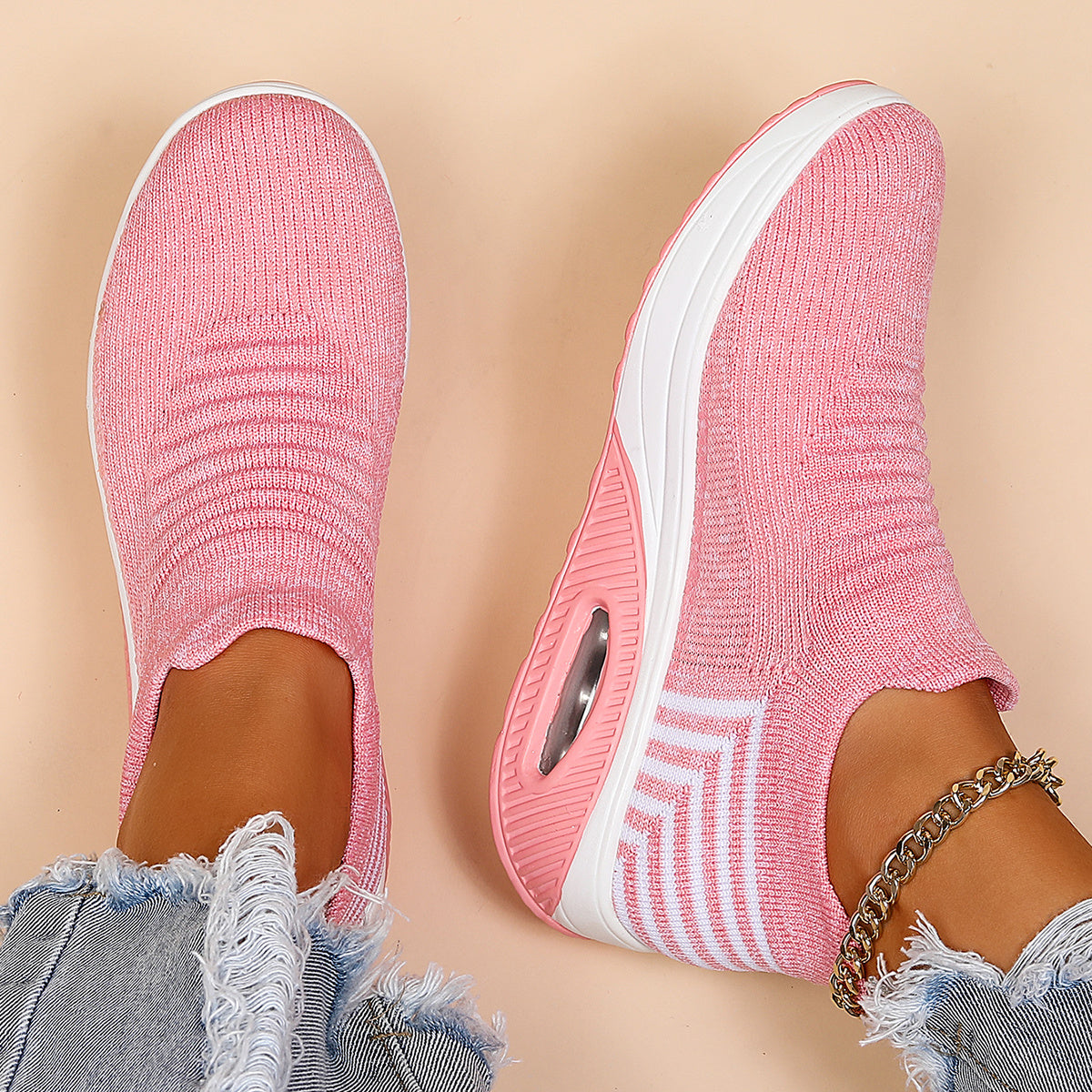Women's Slip-On Breathable Casual Sneakers with Air Cushion