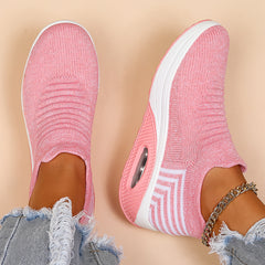 Women's Slip-On Breathable Casual Sneakers with Air Cushion