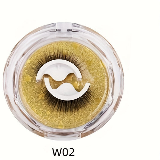Self Adhesive Natural False Eyelashes Non-slip Waterproof Lashes