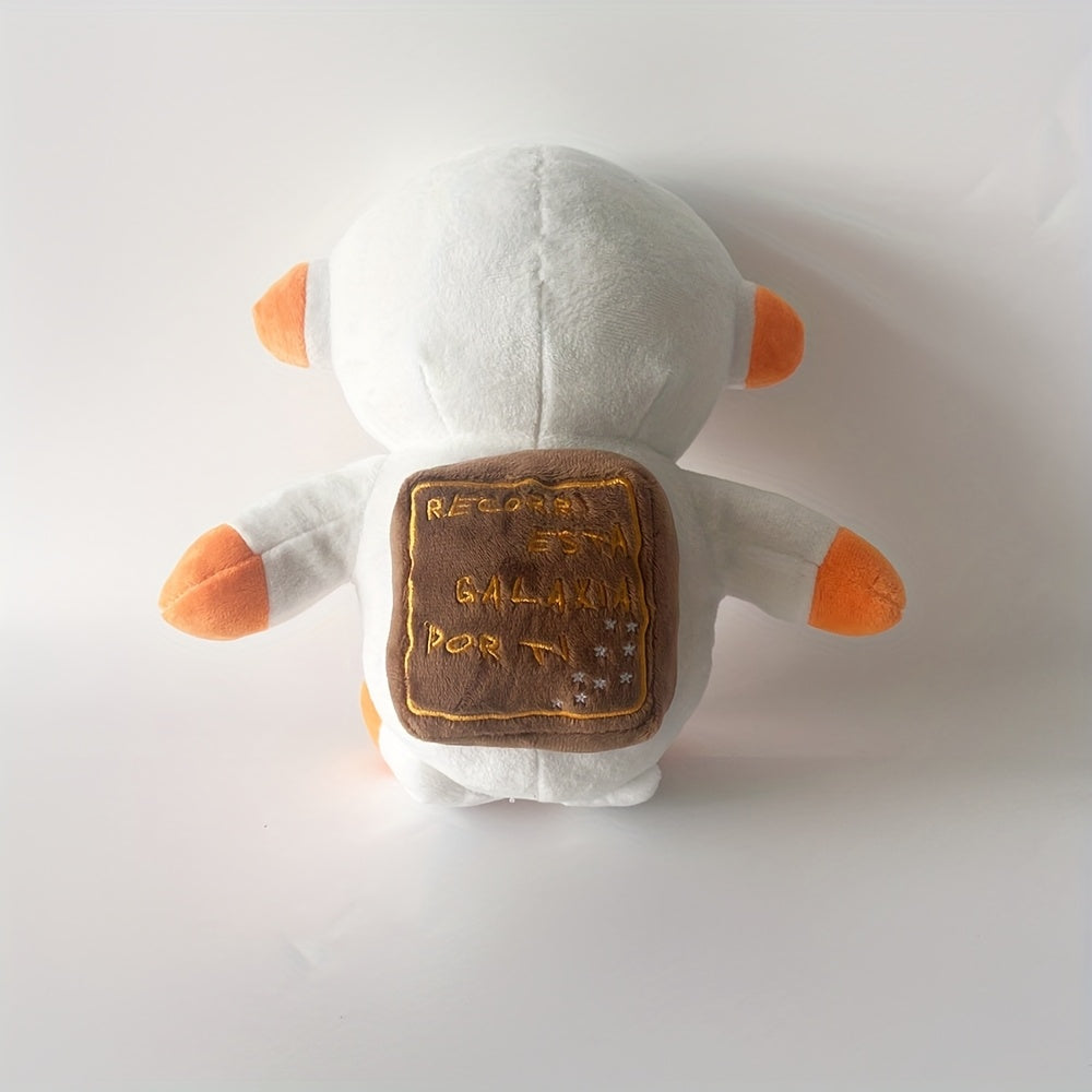 Ivan Cornejo Astronaut Plush Toy Bear Brown/Orange Smiling Face Soft Fluffy