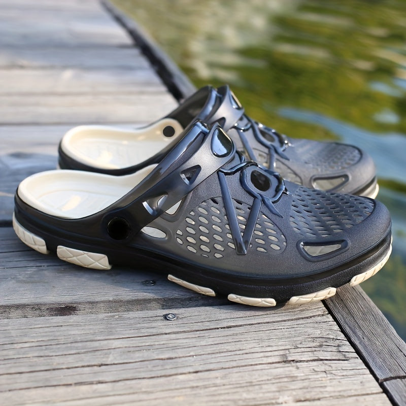 Women's Breathable Hole Shoes Round Toe Slippers