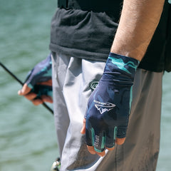 Fishing Gloves Men Women Sunscreen Fingerless Non-slip
