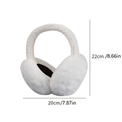 Soft Plush Earmuffs for Outdoor Winter Use