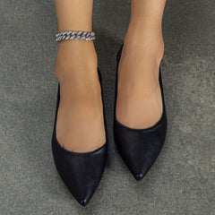 Women's Pointed Toe Ballet Flats Slip On Shoes