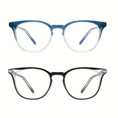 Retro Round Reading Glasses Anti Light Casual Eyeglasses